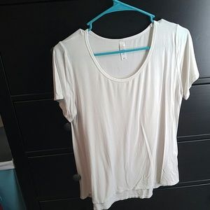 UNICORN LULAROE WHITE CLASSIC T!!!